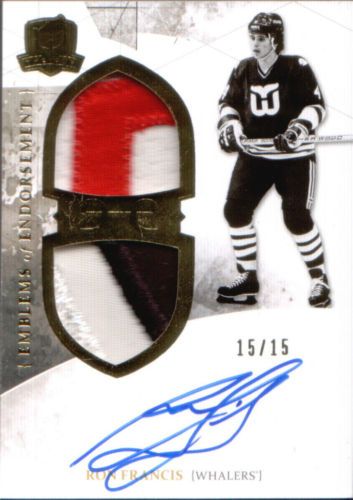 2010-11 The Cup Ron Francis Emblems of Endorsement