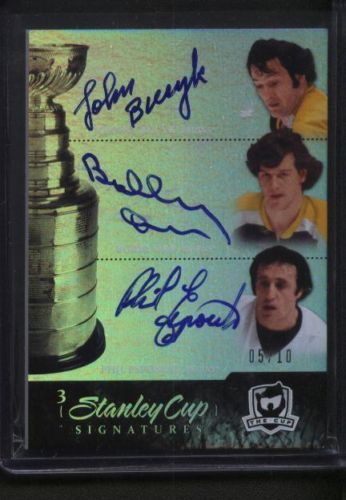 2010-11 UD The Cup Triple Stanley Cup Autographs