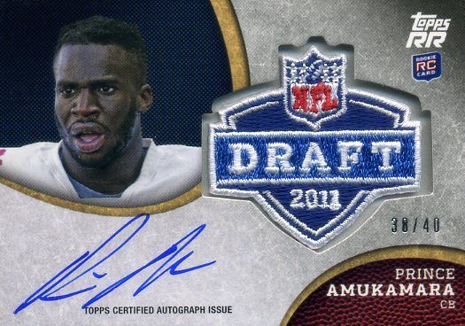 2011 Rising Rookies Prince Amukamara Autograph Patch