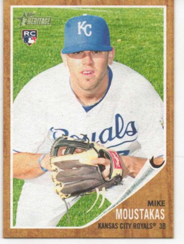 2011 Topps Heritage Mike Moustakas Rookie National /299