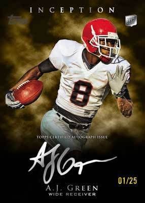 2011 Topps Inception A.J. Green Autograph RC Card