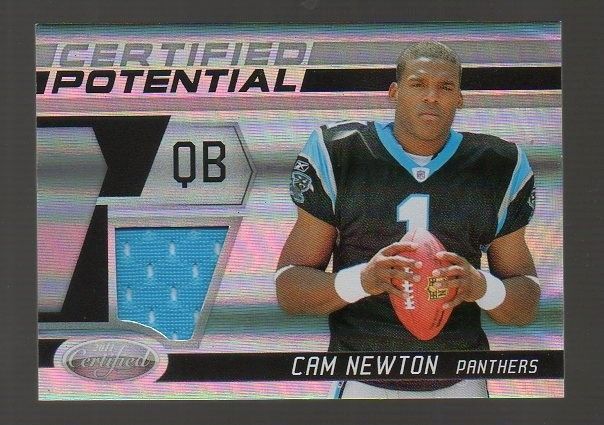 2011 Panini Certified Potential Cam Newton Jersey