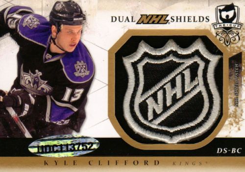 10-11 The Cup Dual NHL Shield Kyle Clifford