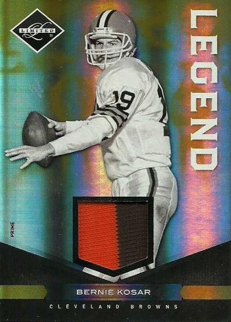 2011 Panini Limited Bernie Kosar Prime Jersey /50