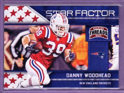 2011 Panini Threads Star Factor Danny Woodhead Insert Card #5