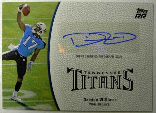 2011 Topps Rookie Rising Damian Williams Auto