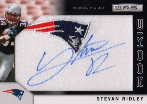 2011 Rookies & Stars Stevan Ridley Autograph Patch RC