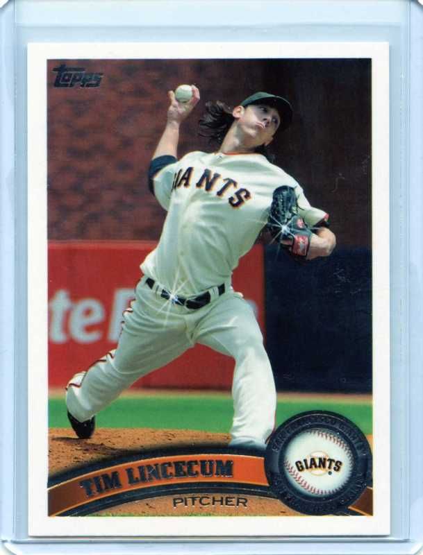 2011 Topps Series 2 Tim Lincecum Double Sparkle