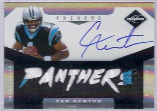 2011 Panini Limited Cam Newton Autograph RC Rookie