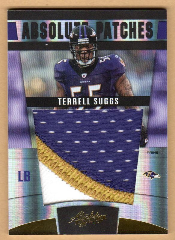 2011 Panini Absolute Patches Terrell Suggs