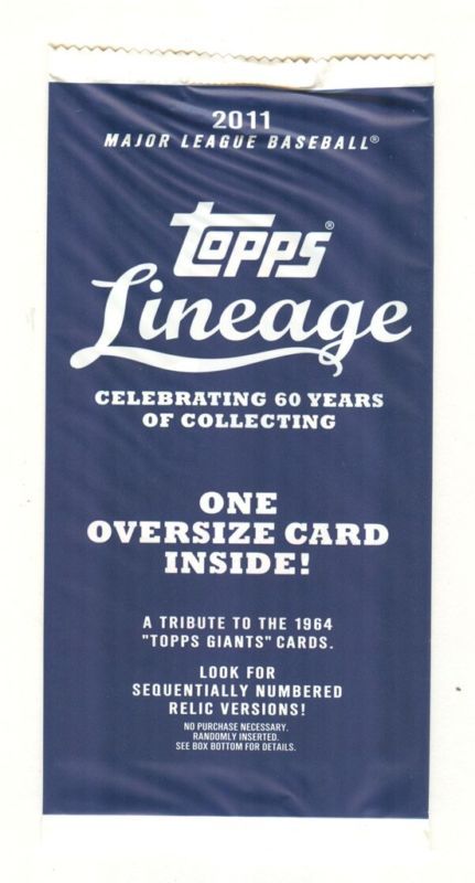 2011 Topps Lineage Box Loader Pack