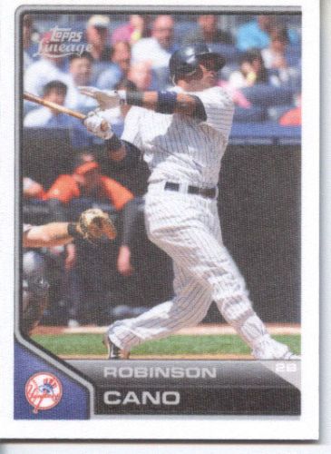 2011 Topps Lineage Robinson Cano Stickers