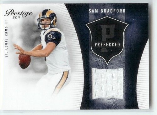 2011 Prestige Sam Bradford Preferred Jersey /250