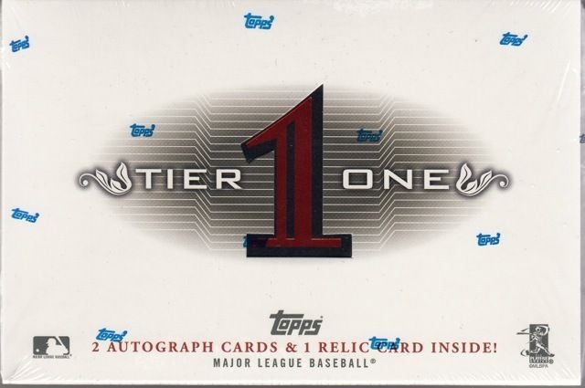 2011 Topps Tier One 1 Baseball Box