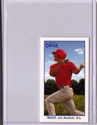 2011 TriStar Obak Mike Trout Mini Autograph