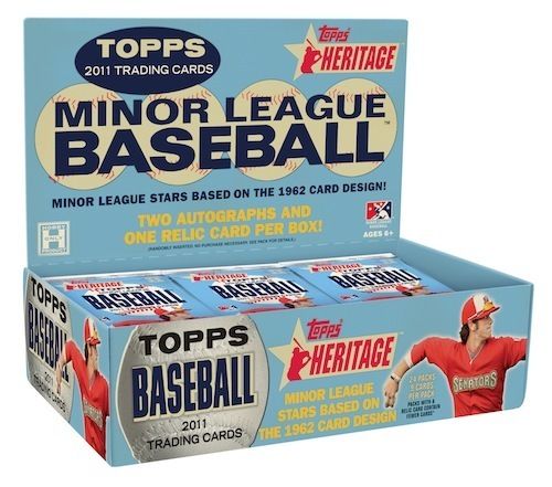 2011 Topps Heritage Minor League Baseball Hobby Box