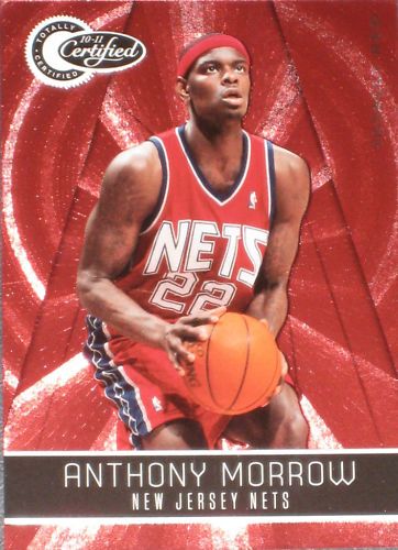 2010-11 Certified Anthony Morrow Red Base Parallel /499