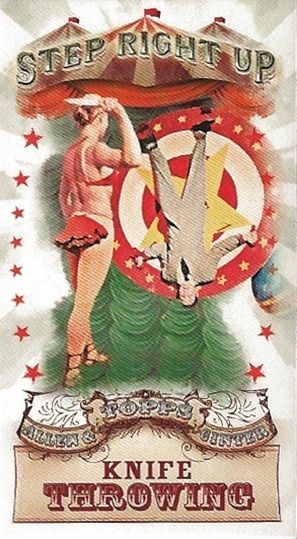2011 Topps Allen & Ginter Step Right Up Knife Throwing