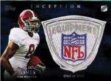 2011 Topps Inception Julio Jones NFL Patch Card