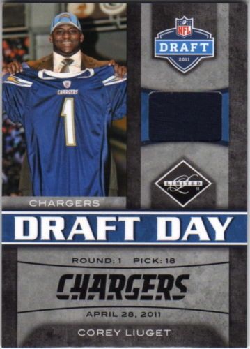 2011 Panini Limited Corey Liuget Draft Day Jersey