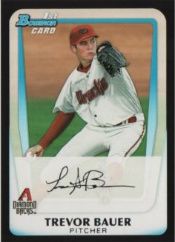 2011 Bowman Draft Picks and Prospects Tevor Bauer Card