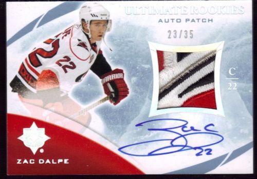 2010-11 Ultimate Collection Zac Dalpe Auto Patch RC