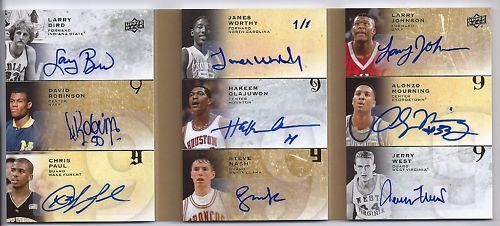 2011 UD All-Time Greats 9 Book Card Autograph