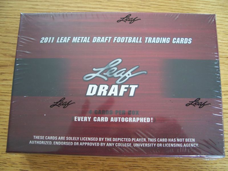 2011 Leaf Metal Draft Football Box