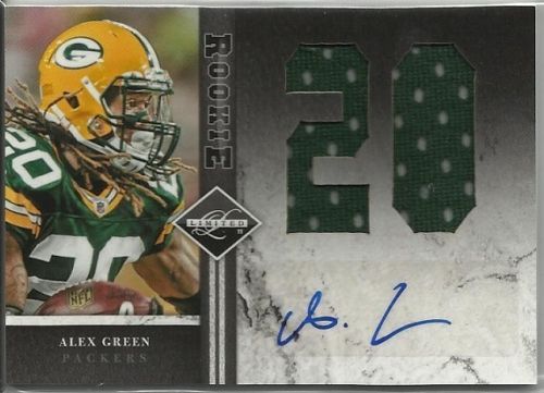 2011 Panini Limited Alex Green Autograph Jersey