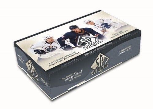 2010-11 Sp Authentic Hockey Hobby Box