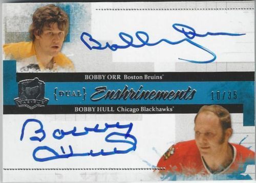 10-11 UD The Cup Hockey Dual Enshrinements