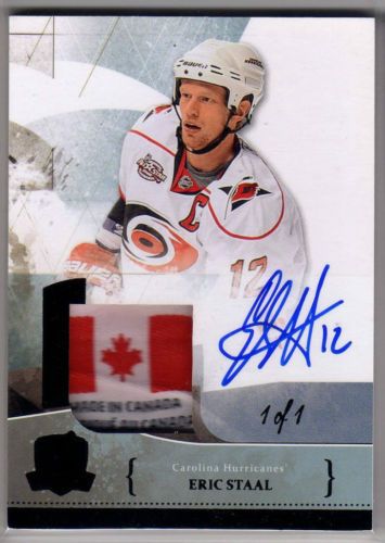 2010-11 The Cup Eric Staal Autog Laundry Tag 1/1