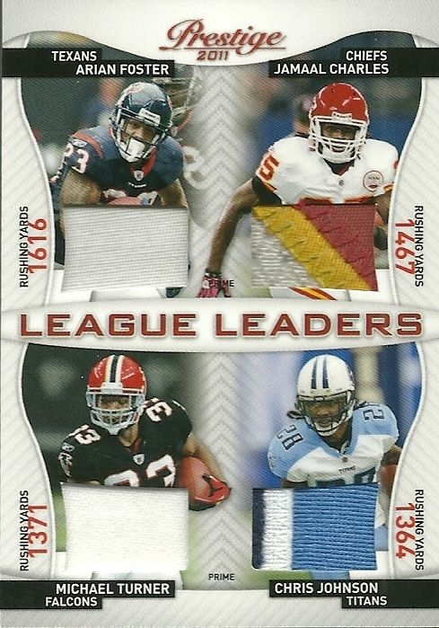 2011 Prestige League Leaders Quad Patch /50