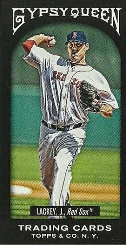 2011 Topps Gypsy Queen John Lackey Black Mini 