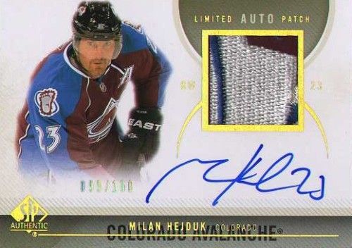 2010-11 Sp Authentic Milan Hekduk AUTO PATCH