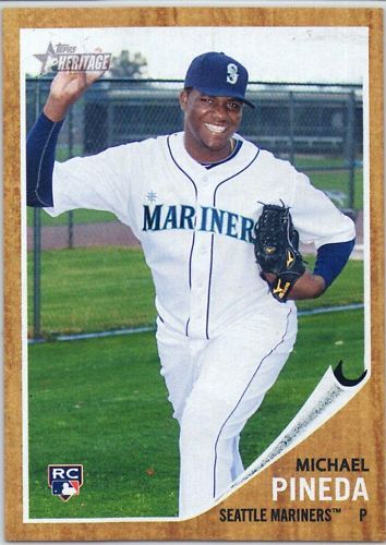 2011 Topps Heritage Michael Pineda RC National Convention