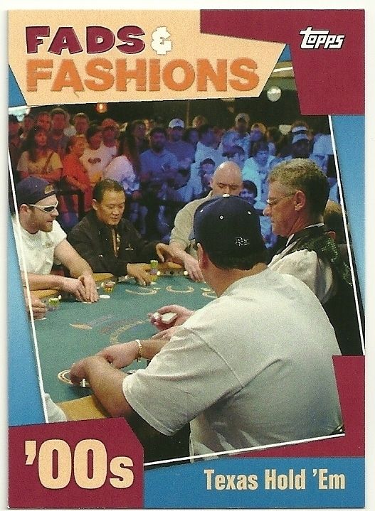 2011 Topps American Pie Fads & Fashions Texas Hold 'Em Poker Card