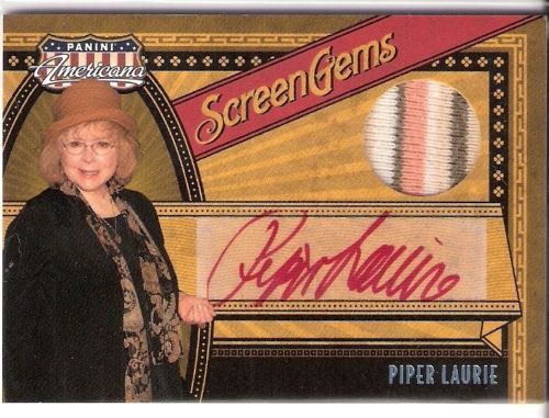 2011 Panini Americana Screen Gems Piper Laurie Autograph