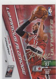 LaMarcus Aldridge Adrenalyn Ultimate Signature Card