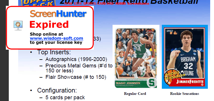 2011-12 Fleer Retro Basketball Magic Johnson