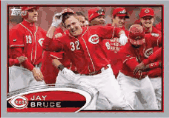 2012 Topps Jay Bruce Platinum 1/1 Parallel Card