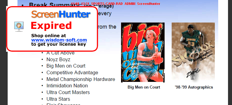 2011-12 Larry Bird Fleer Retro Big Men on Court