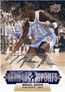 2011 UD World of Sports Michael Jordan Autograph Parallel