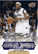 2011 UD World of Sports LeBron James Autograph