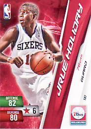 10-11 Jrue Holiday 76ers Panini Adrenalyn Code