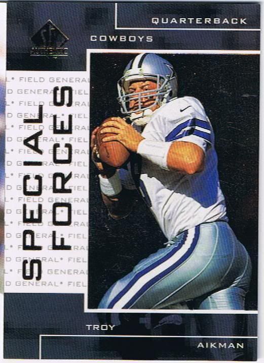 1998 Upper Deck SP Authentic Troy Aikman Special Forces Insert Card
