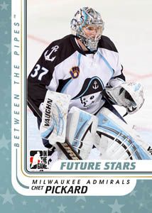 2010/11 ITG Between The Pipes Chet Pickard Future Stars Base Card