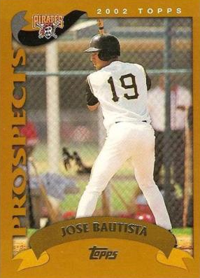 2002 Topps Traded Jose Bautista card # T180
