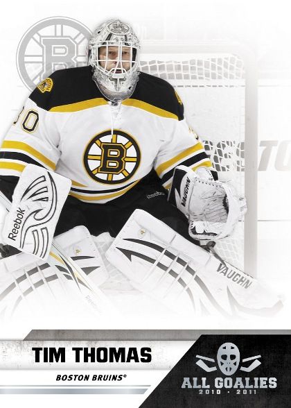 2010-11 Tim Thomas Panini All-Goalies Base