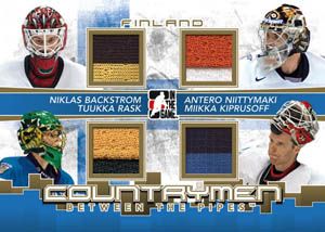 2010/11 ITG Between The Pipes Country Men Quad Jersey Card